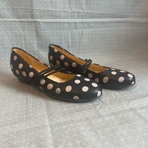 Gudrun Sjoden Polka Dot Low Heeled Mary Janes 40